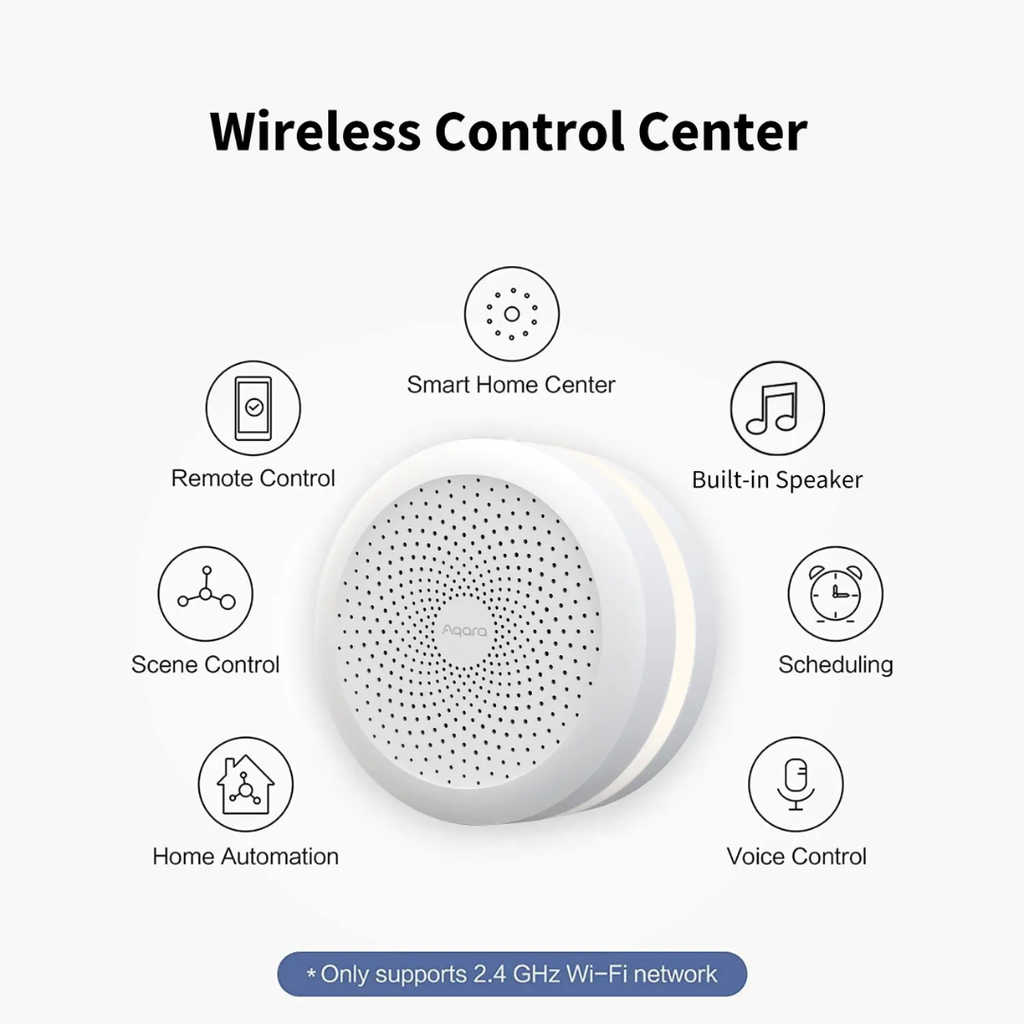 Aqara Hub M1S Gen 2 – Zigbee 3.0 Smart Home Hub with Alarm & RGB Light image 3