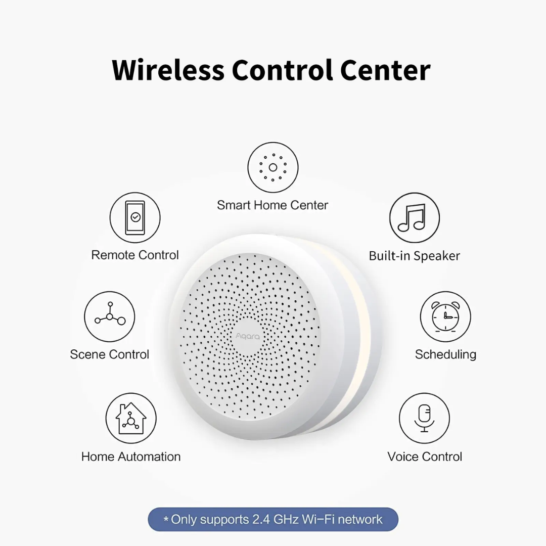 Aqara Hub M1S Gen 2 – Zigbee 3.0 Smart Home Hub with Alarm & RGB Light image 3