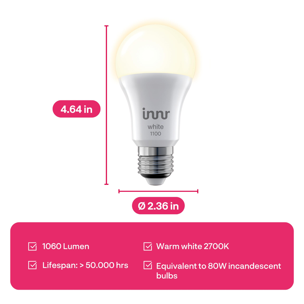 Innr Zigbee Smart Bulb A19 image 1