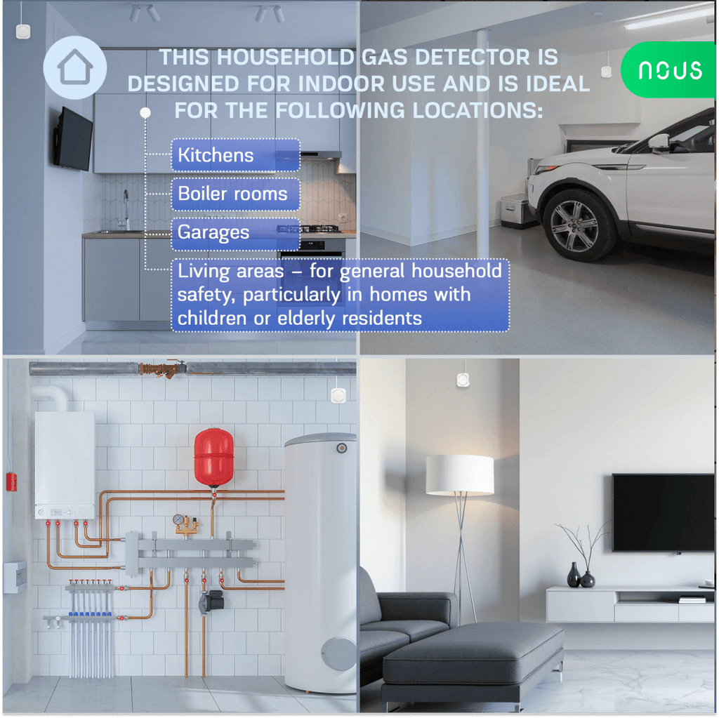NOUS E9 – Zigbee Smart Gas Leak Sensor image 5