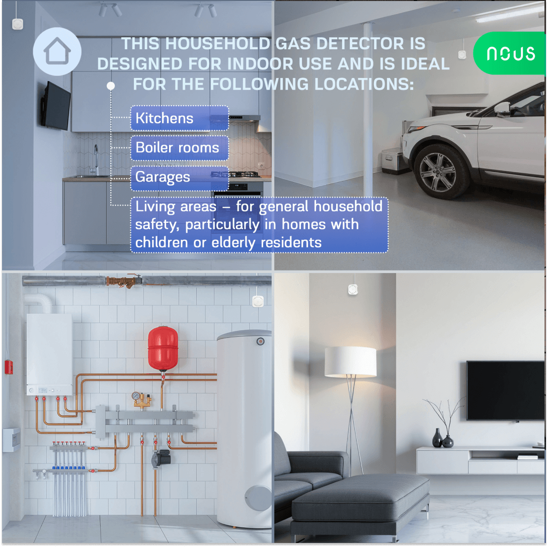 NOUS E9 – Zigbee Smart Gas Leak Sensor image 5