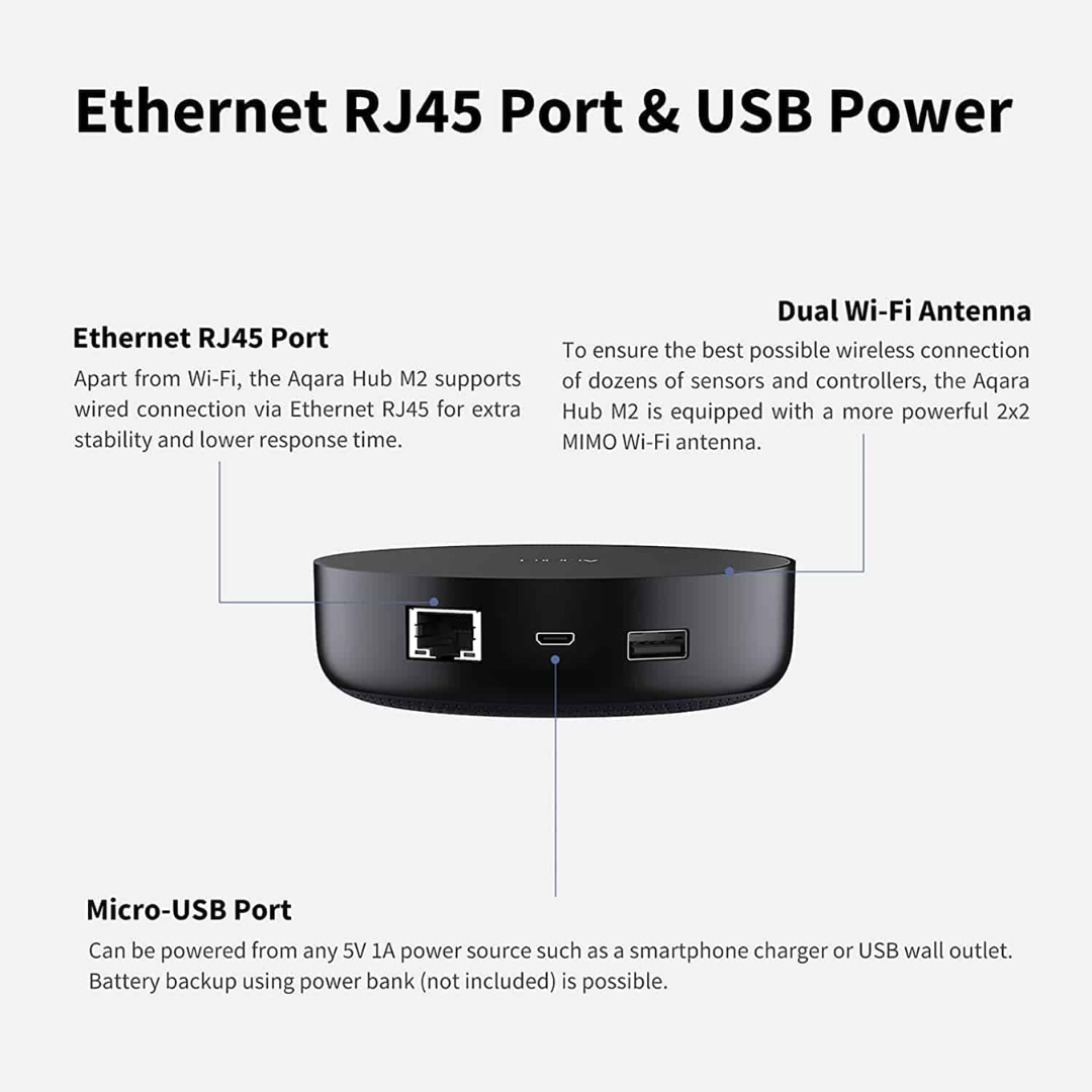 Aqara Hub M2 – Zigbee Smart Home Hub image 2
