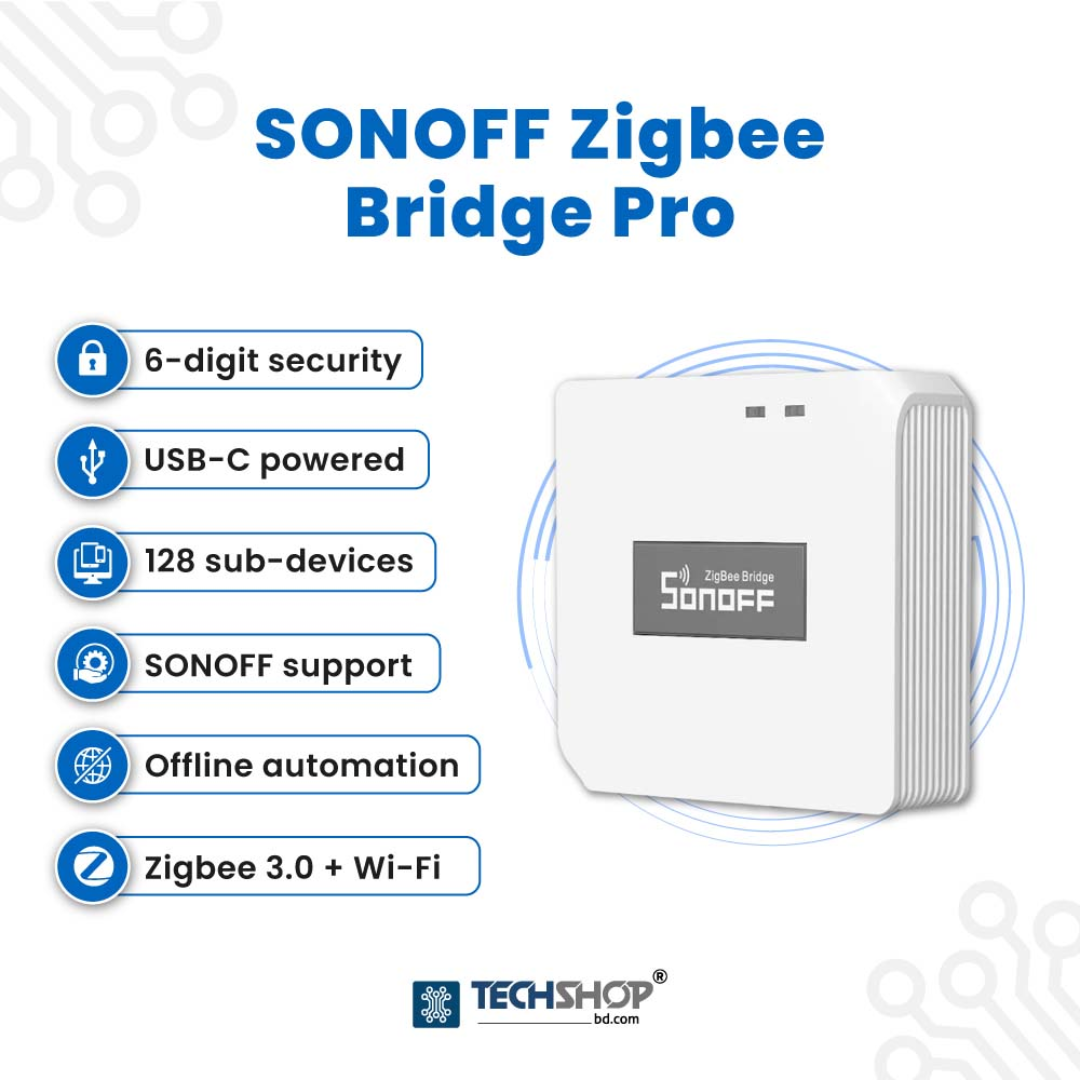 SONOFF Zigbee Bridge Pro (ZBBridge-P) – Zigbee 3.0 Smart Home Hub image 1