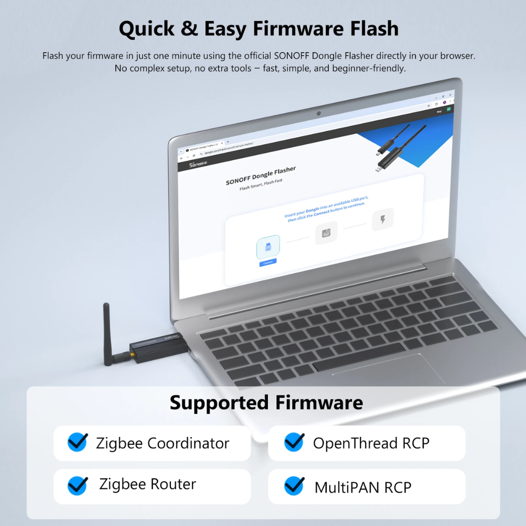 SONOFF Zigbee 3.0 USB Dongle E (ZBDongle-E) – Zigbee Coordinator USB image 3