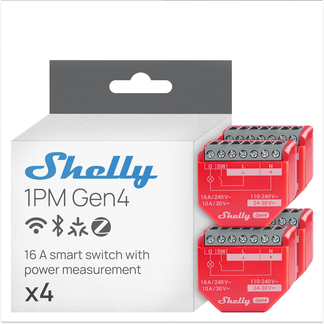 Shelly 1PM Gen4 Smart Relay image 0
