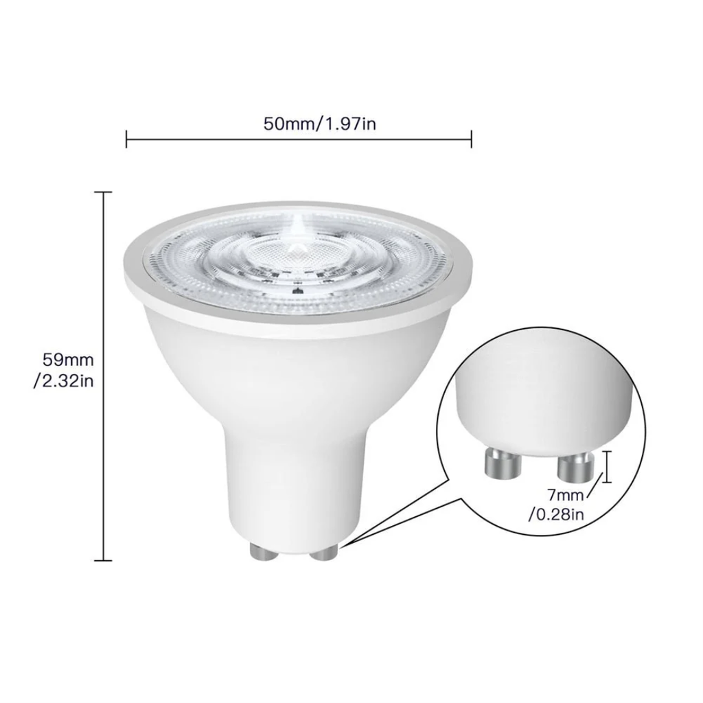 MOES Zigbee GU10 full color LED Smart Bulbs image 3