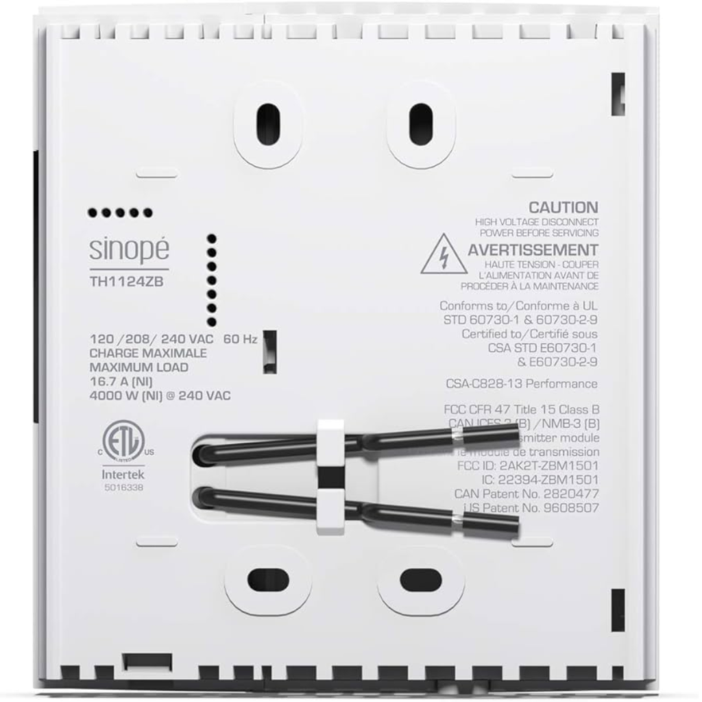Sinope Smart Thermostat (TH1124ZB) image 2