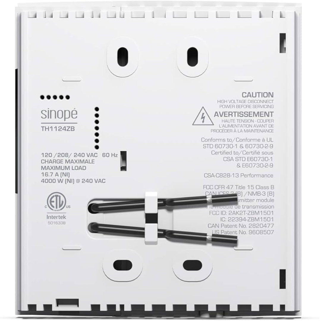 Sinope Smart Thermostat (TH1124ZB) image 2