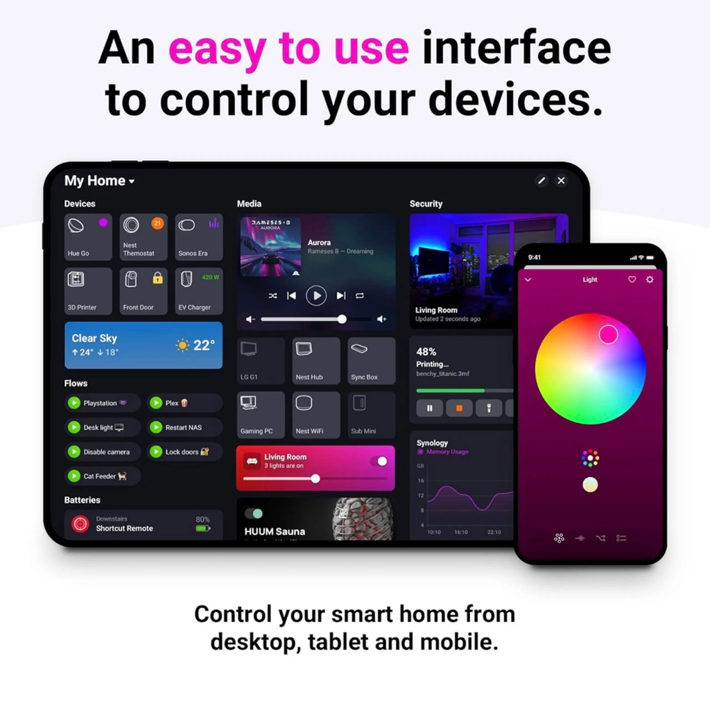 Homey Pro (2023) – All-in-One Local Smart Home Hub image 3