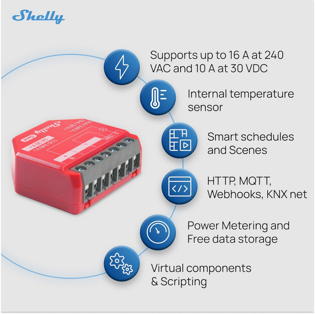 Shelly 1PM Gen4 Smart Relay image 3