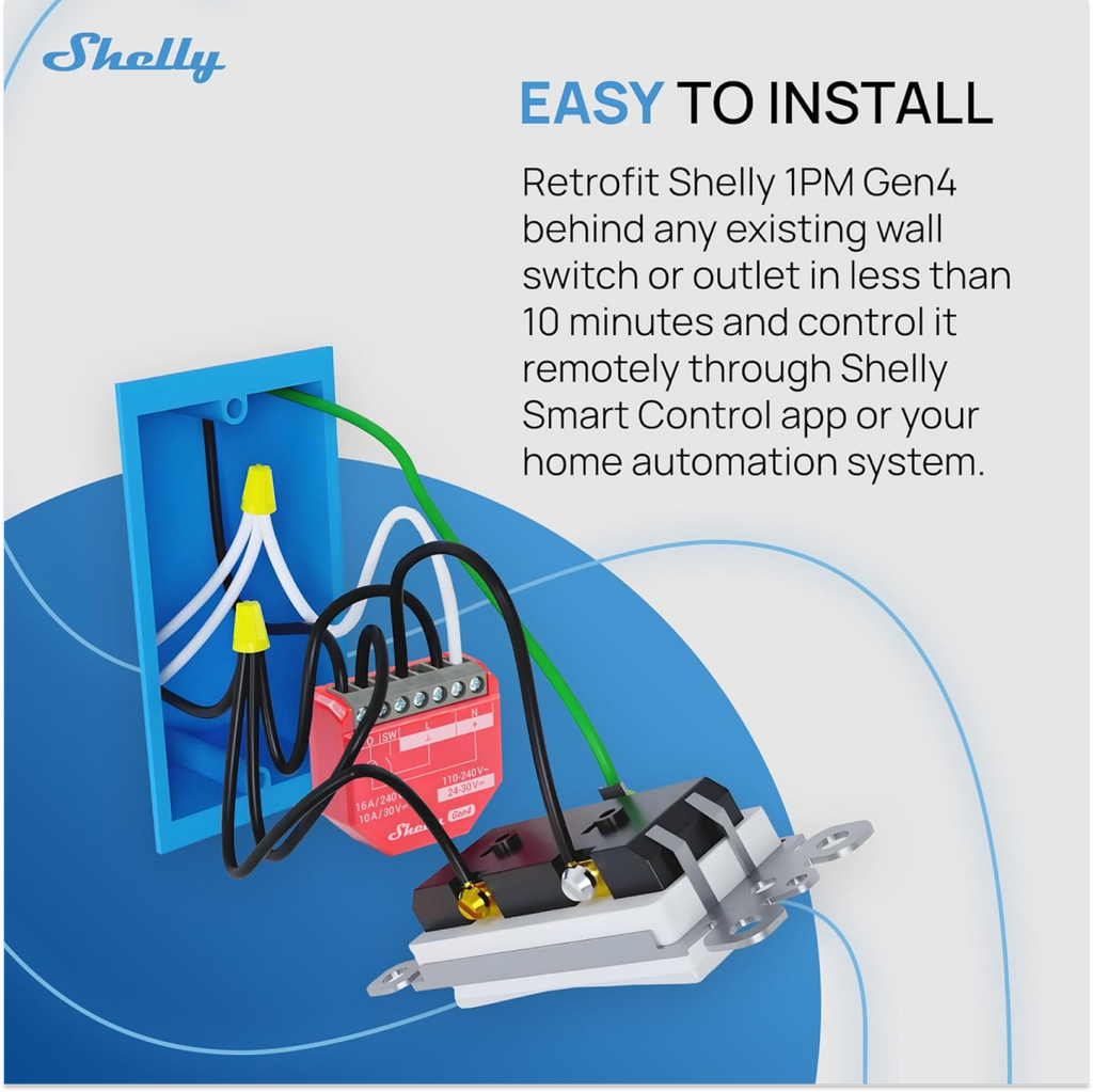 Shelly 1PM Gen4 Smart Relay image 4