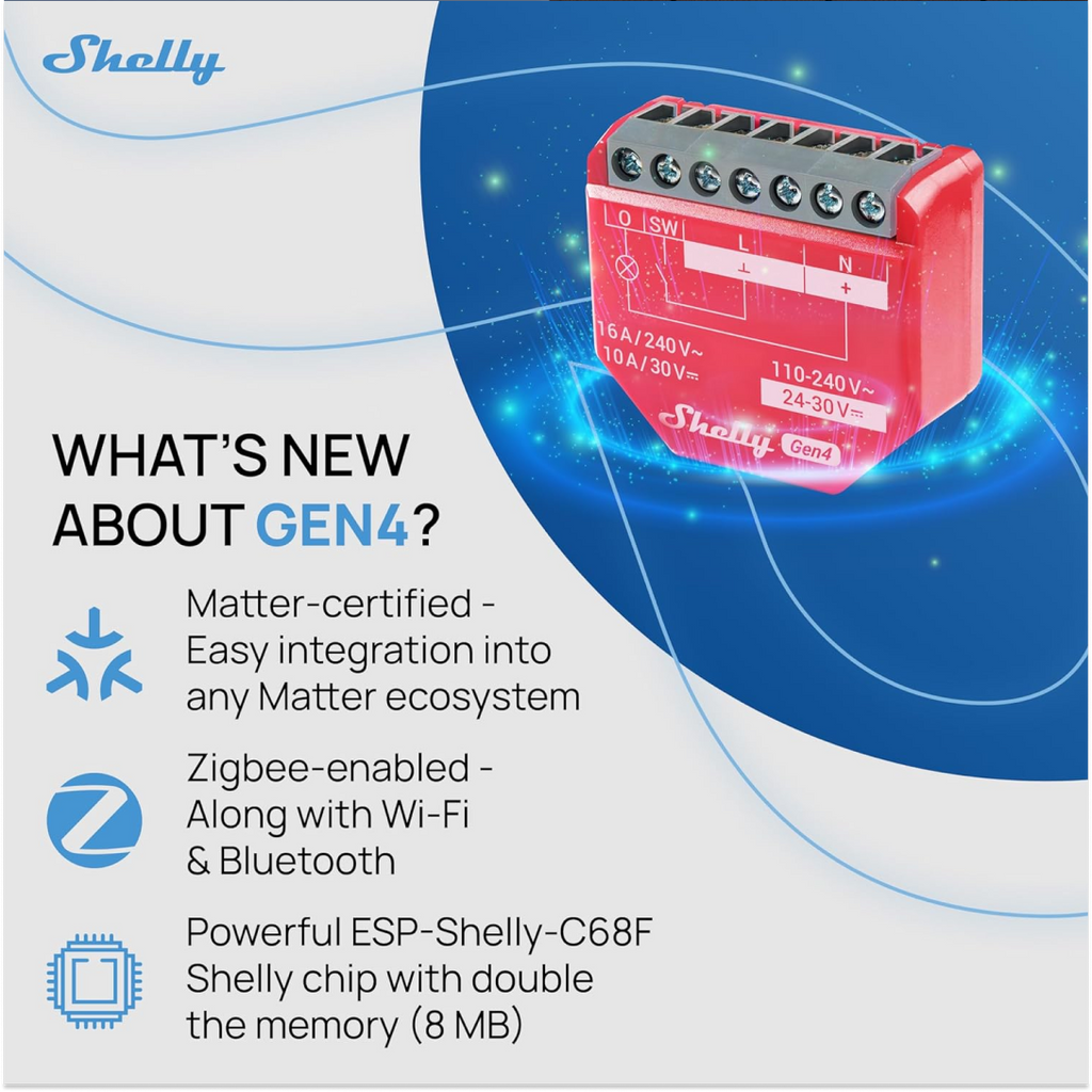 Shelly 1PM Gen4 Smart Relay image 2